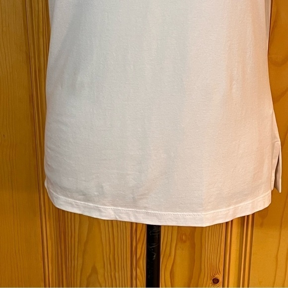 Kobi Halperin White Tee Shirt With Ruffle Sleeves Sz-S - Picture 5 of 7
